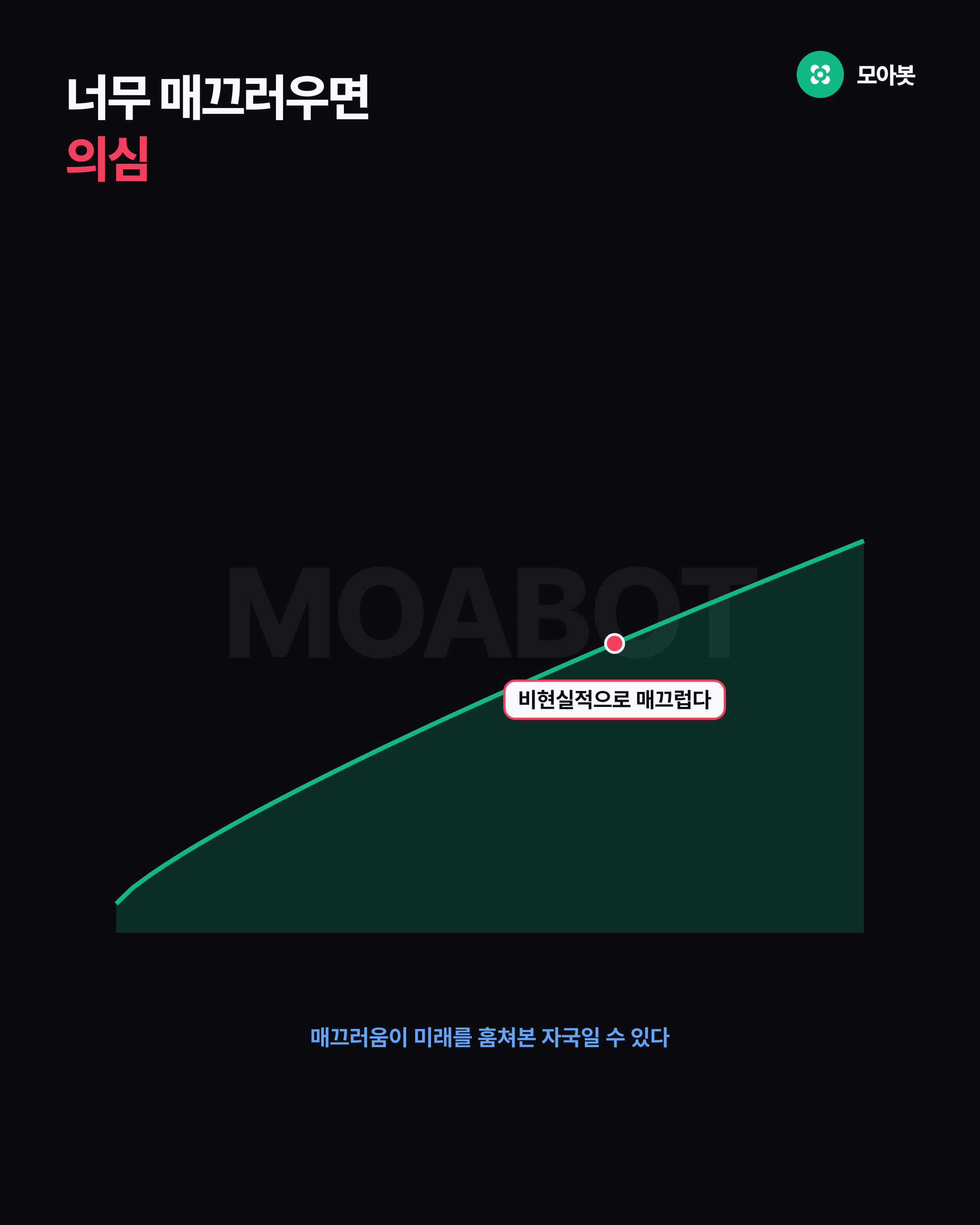 너무 매끄러우면 의심
